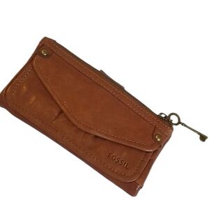 FOSSIL Wallet Rare Vintage Embossed